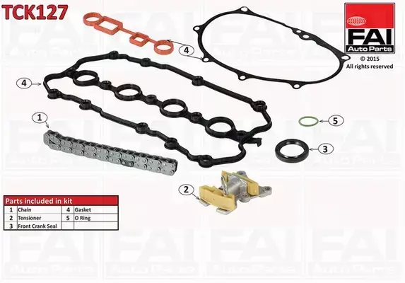 FAI AUTOPARTS ZESTAW ŁAŃCUCHA ROZRZĄDU TCK127 