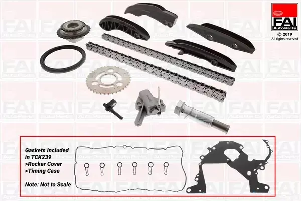 FAI ZESTAW ŁAŃCUCHA ROZRZĄDU TCK239 