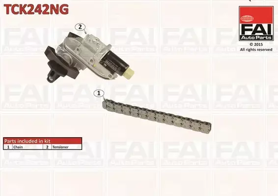 FAI AUTOPARTS ZESTAW ŁAŃCUCHA ROZRZĄDU TCK242NG 