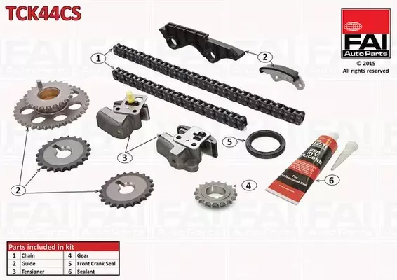 FAI AUTOPARTS ZESTAW ŁAŃCUCHA ROZRZĄDU TCK44CS 