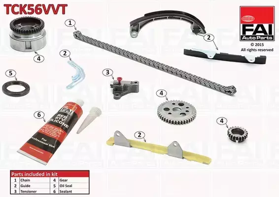 FAI AUTOPARTS ZESTAW ŁAŃCUCHA ROZRZĄDU TCK56VVT 