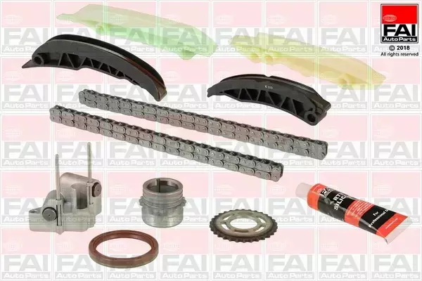 FAI AUTOPARTS ZESTAW ŁAŃCUCHA ROZRZĄDU TCK74C 