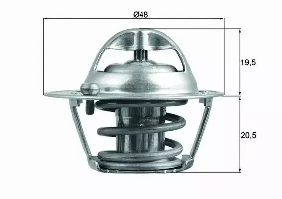 MAHLE TERMOSTAT TX 204 82D 