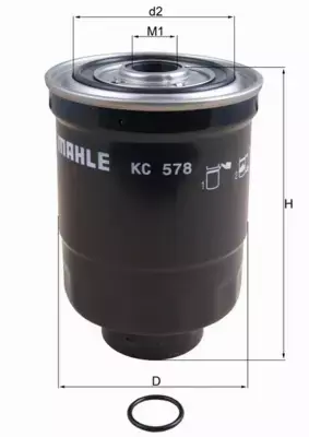 MAHLE FILTR PALIWA KC 578D 