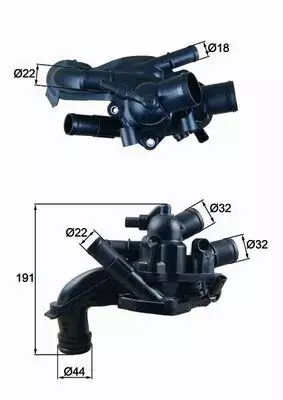 MAHLE TERMOSTAT TM 46 105 