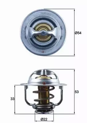 MAHLE TERMOSTAT TX 179 89D 