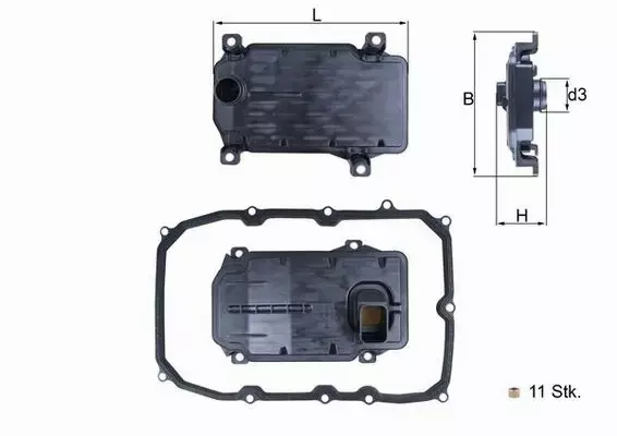 MAHLE FILTR SKRZYNI BIEGÓW HX 187KIT 