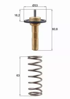 MAHLE TERMOSTAT UKŁ. CHŁODZENIA TX 311 90D 