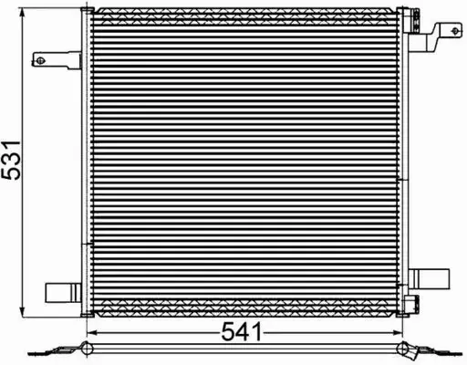 MAHLE CHŁODNICA KLIMATYZACJI AC 259 001S 