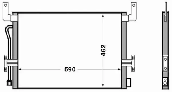 MAHLE CHŁODNICA KLIMATYZACJI AC 524 000S 