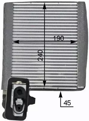 MAHLE PAROWNIK KLIMATYZACJI AE 119 000P 