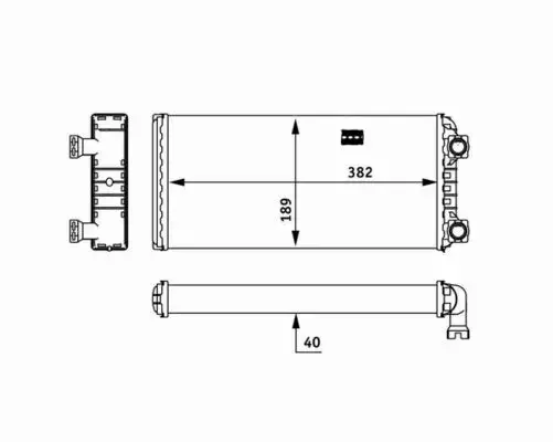 MAHLE NAGRZEWNICA AH 133 000P 