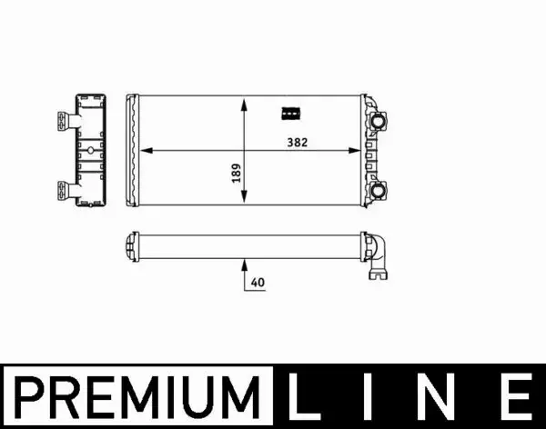 MAHLE NAGRZEWNICA AH 133 000P 