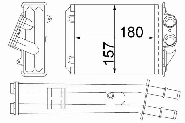 MAHLE NAGRZEWNICA AH 213 000S 