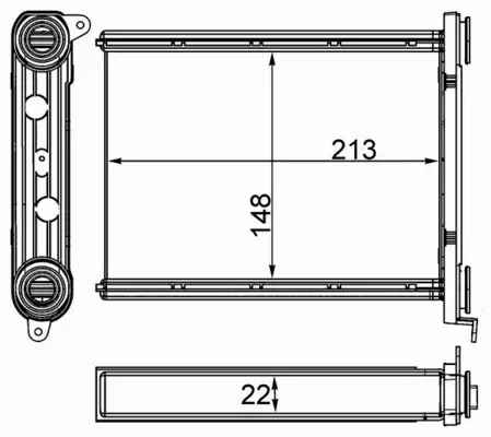 MAHLE NAGRZEWNICA AH 259 000S 