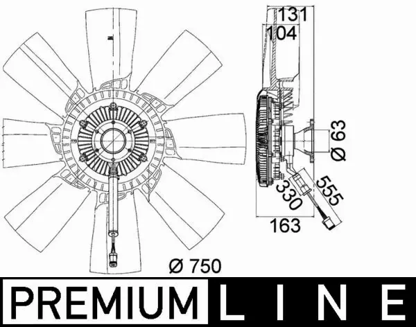 MAHLE WENTYLATOR CHŁODNICY CFF 473 000P 