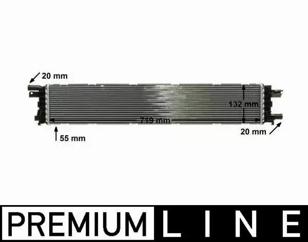 MAHLE CHŁODNICA INTERCOOLER CIR 12 000P 