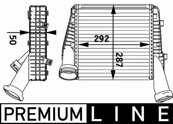 MAHLE CHŁODNICA INTERCOOLER CI 141 000P 