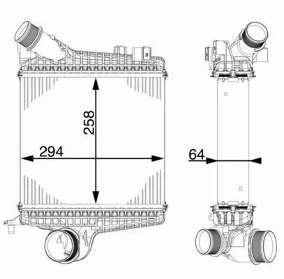 MAHLE CHŁODNICA INTERCOOLER CI 221 000P 