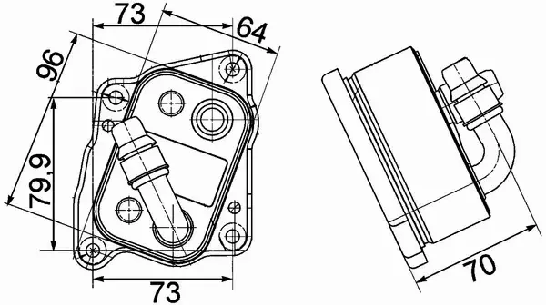 MAHLE CHŁODNICA OLEJU CLC 107 000P 