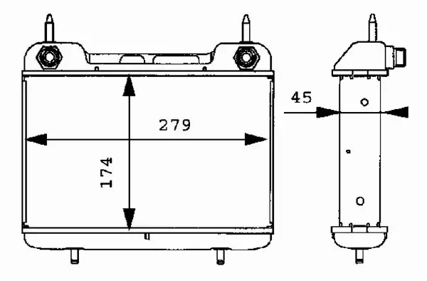 MAHLE CHŁODNICA OLEJU CLC 27 000P 