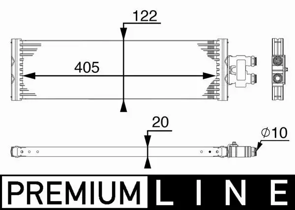 MAHLE CHŁODNICA OLEJU CLC 64 000P 