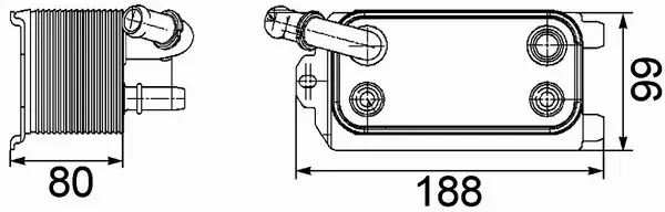 MAHLE CHŁODNICA KLIMATYZACJI CLC 72 000P 