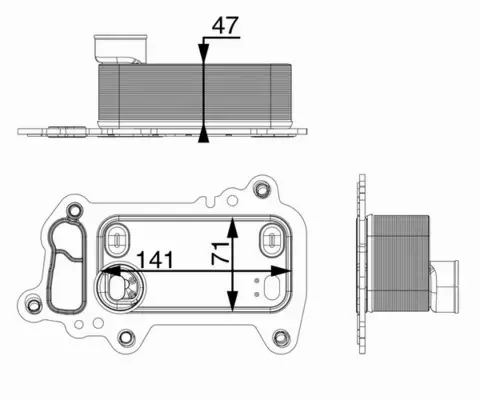 MAHLE CHŁODNICA OLEJU CLC 79 000P 