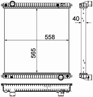 MAHLE CHŁODNICA SILNIKA CR 1046 000P 