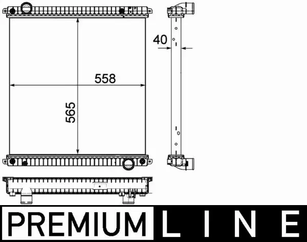 MAHLE CHŁODNICA SILNIKA CR 1046 000P 