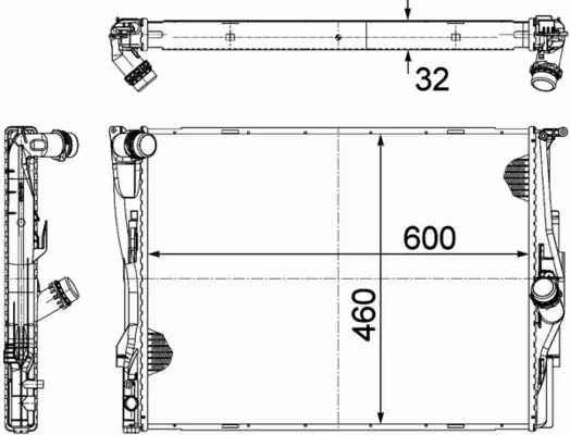 MAHLE CHŁODNICA SILNIKA CR 1089 000P 