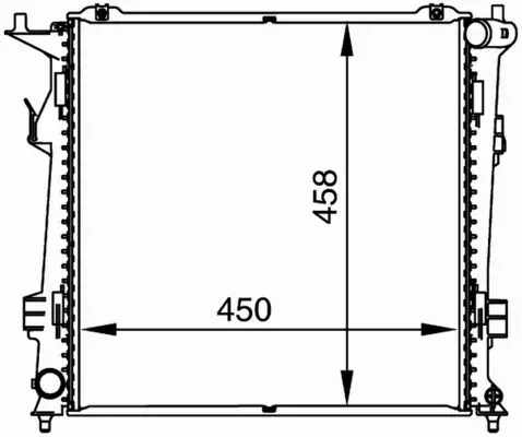 MAHLE CHŁODNICA WODY CR 1367 000P 