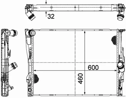 MAHLE CHŁODNICA SILNIKA CR 1711 000P 