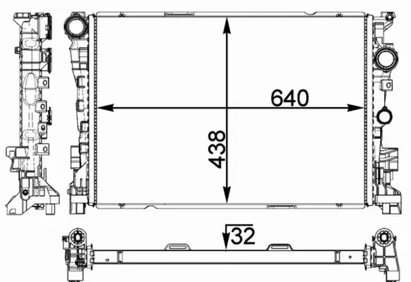 MAHLE CHŁODNICA SILNIKA CR 1772 000P 