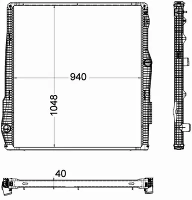 MAHLE CHŁODNICA SILNIKA CR 2094 000P 