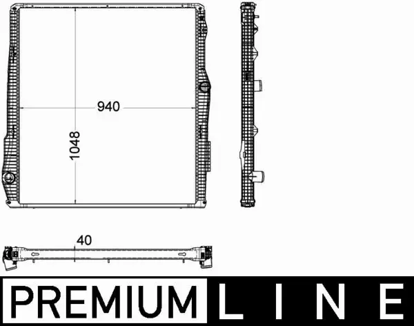 MAHLE CHŁODNICA SILNIKA CR 2094 000P 