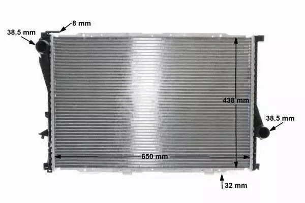 MAHLE CHŁODNICA WODY CR 296 000S 