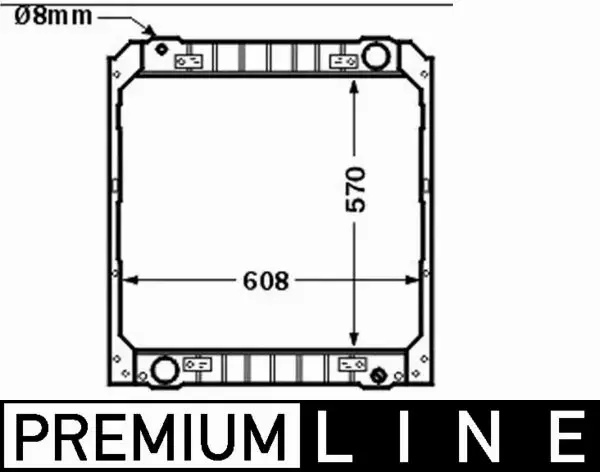 MAHLE CHŁODNICA SILNIKA CR 502 000P 