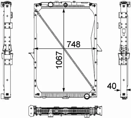 MAHLE CHŁODNICA SILNIKA CR 819 000P 