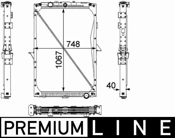 MAHLE CHŁODNICA SILNIKA CR 819 000P 