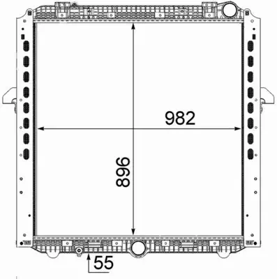 MAHLE CHŁODNICA SILNIKA CR 865 000P 