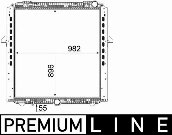 MAHLE CHŁODNICA SILNIKA CR 865 000P 