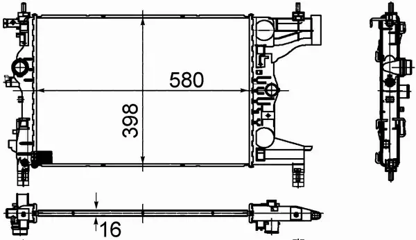 MAHLE CHŁODNICA WODY CR 945 000S 