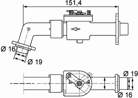 MAHLE ZAWÓR NAGRZEWNICY CV 6 000P 