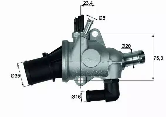 MAHLE TERMOSTAT TI 174 88 