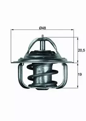 MAHLE TERMOSTAT TX 5 83D 