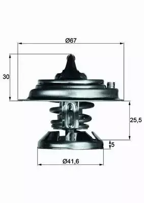 MAHLE TERMOSTAT TX 29 80D 