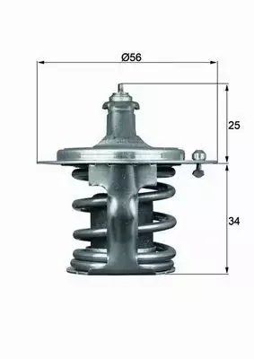 MAHLE TERMOSTAT TX 79 78D 