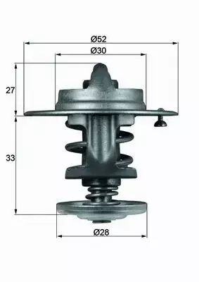 MAHLE TERMOSTAT UKŁ. CHŁODZENIA TX 80 83 