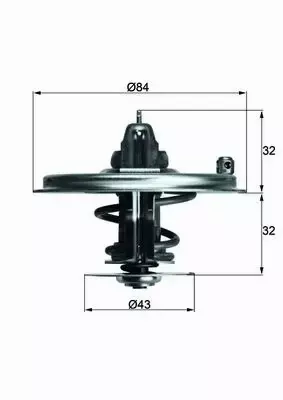 MAHLE TERMOSTAT TX 36 85D 